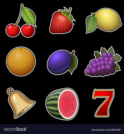 Fruit Slot Machine Symbols